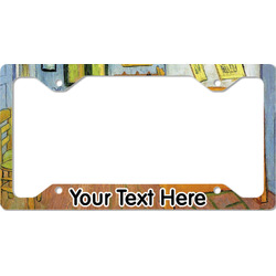 The Bedroom in Arles (Van Gogh 1888) License Plate Frame - Style C