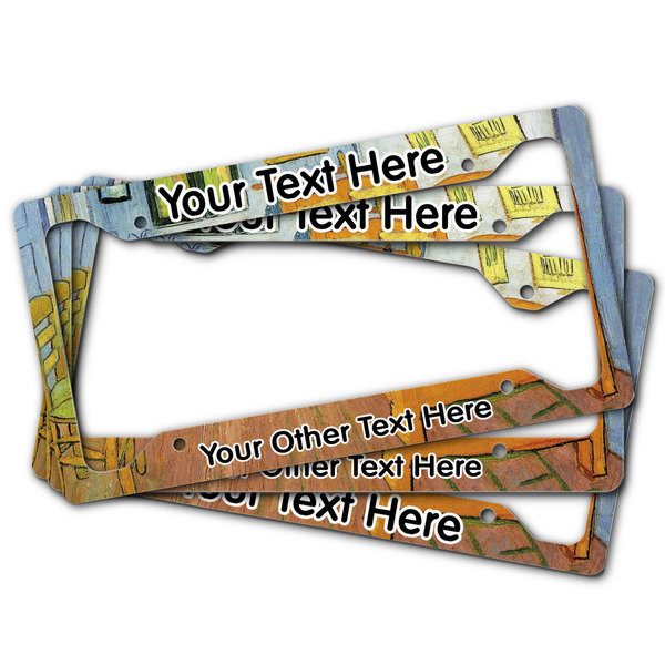 The Bedroom in Arles (Van Gogh 1888) License Plate Frames - Parent/Main