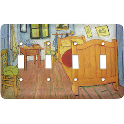 The Bedroom in Arles (Van Gogh 1888) Light Switch Cover (4 Toggle Plate)