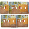 The Bedroom in Arles (Van Gogh 1888) Light Switch Covers all sizes