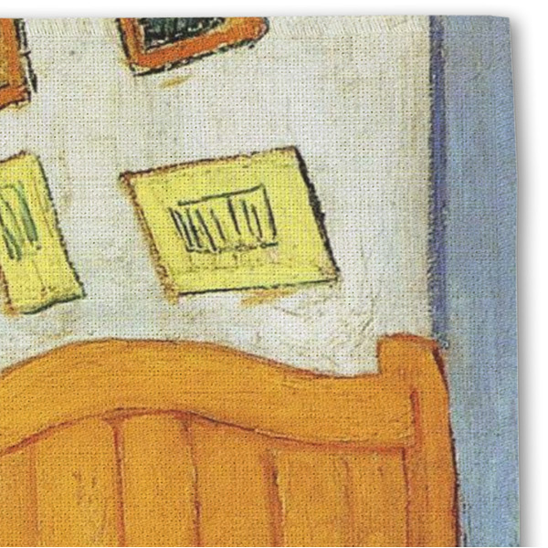 The Bedroom in Arles (Van Gogh 1888) Linen Placemat - Detail