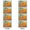 The Bedroom in Arles (Van Gogh 1888) Linen Placemat - Double Sided - Approval - Set of 4