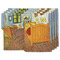The Bedroom in Arles (Van Gogh 1888) Linen Placemat - Double Sided - Main - Set of 4