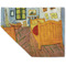 The Bedroom in Arles (Van Gogh 1888) Double-Sided Linen Placemat - Single