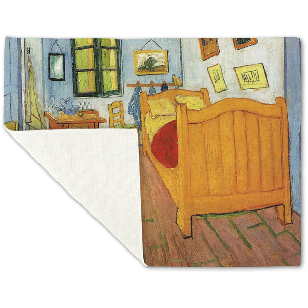 The Bedroom in Arles (Van Gogh 1888) Linen Placemat - Folded Corner (single side)