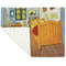 The Bedroom in Arles (Van Gogh 1888) Linen Placemat - Folded Corner (single side)