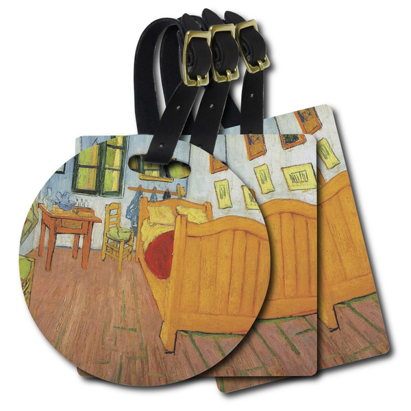Custom The Bedroom in Arles (Van Gogh 1888) Plastic Luggage Tag