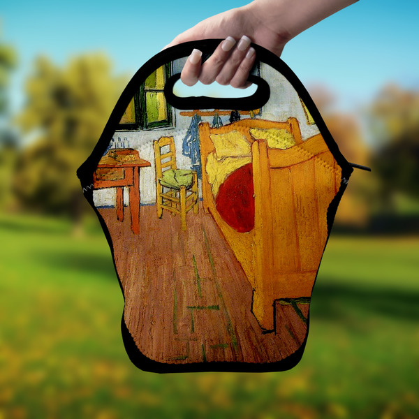 The Bedroom in Arles (Van Gogh 1888) Lunch Bag - Hand