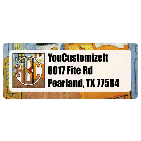 Custom The Bedroom in Arles (Van Gogh 1888) Return Address Labels