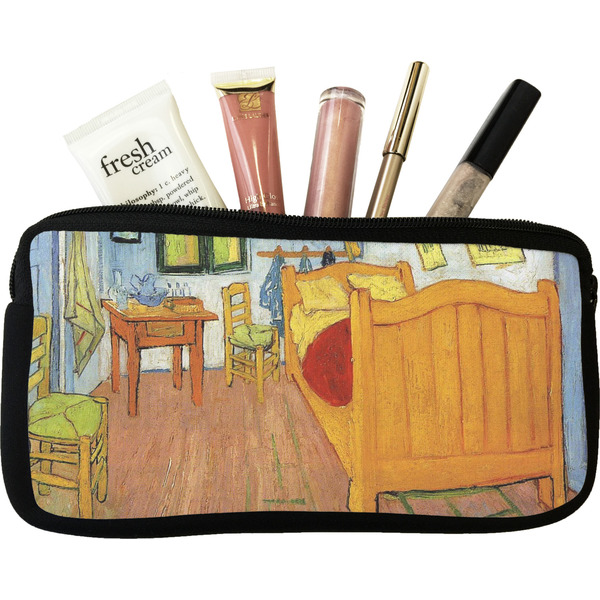 Custom The Bedroom in Arles (Van Gogh 1888) Makeup / Cosmetic Bag - Small