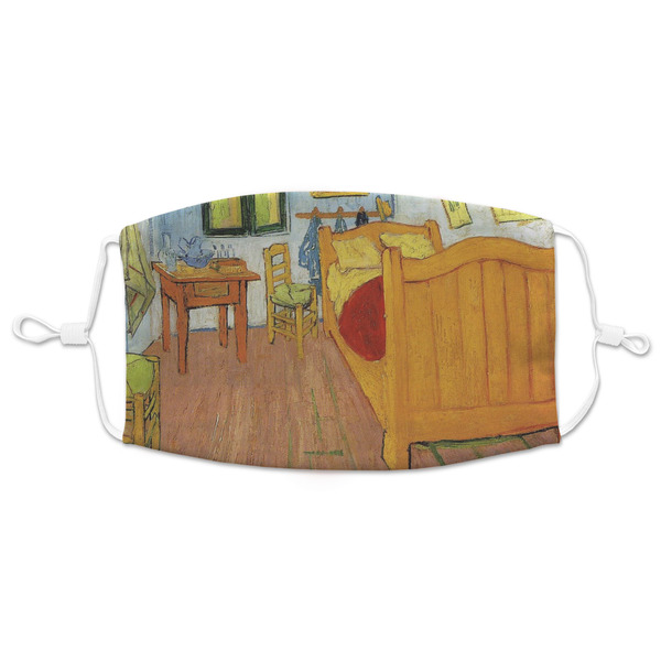Custom The Bedroom in Arles (Van Gogh 1888) Adult Cloth Face Mask - XLarge