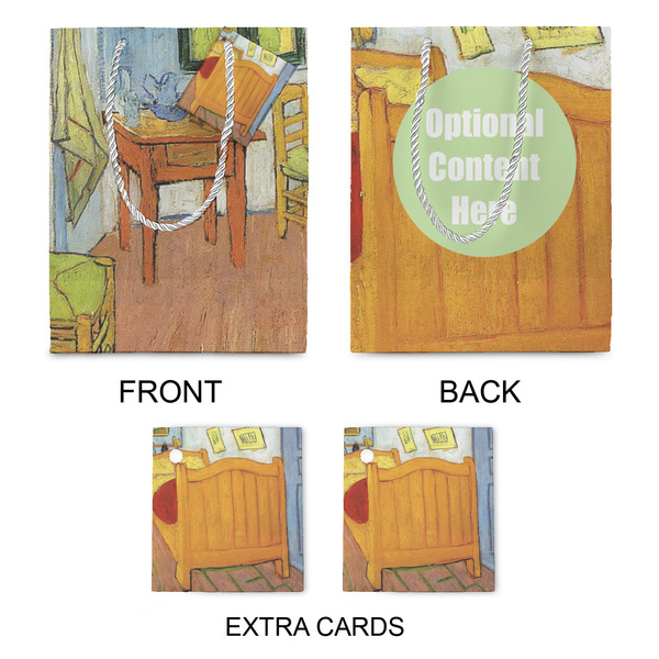 The Bedroom in Arles (Van Gogh 1888) Medium Gift Bag - Approval