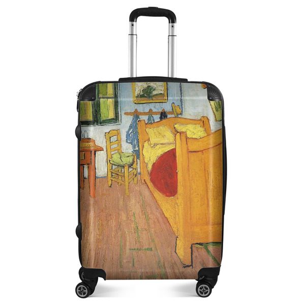 Custom The Bedroom in Arles (Van Gogh 1888) Suitcase - 24" Medium - Checked