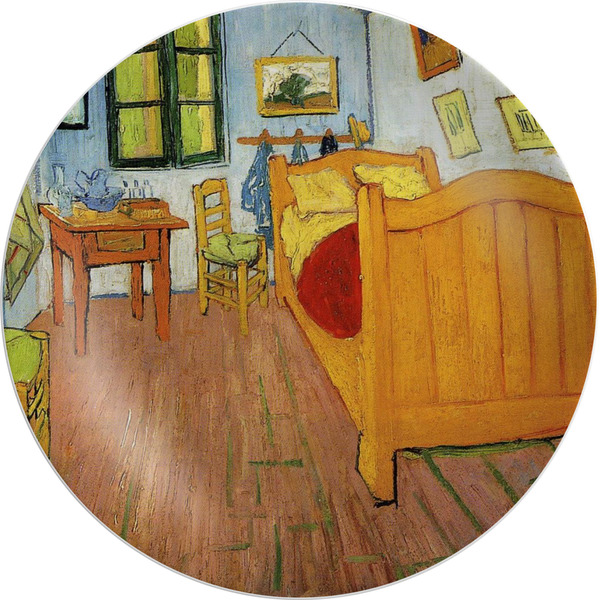 Custom The Bedroom in Arles (Van Gogh 1888) Melamine Plate - 10"