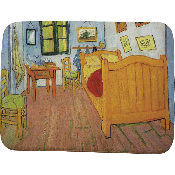 Custom The Bedroom in Arles (Van Gogh 1888) Memory Foam Bath Mat - 48"x36"