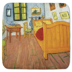 The Bedroom in Arles (Van Gogh 1888) Memory Foam Bath Mat - 48"x48"