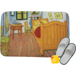 The Bedroom in Arles (Van Gogh 1888) Memory Foam Bath Mat - 34"x21"