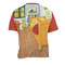 The Bedroom in Arles (Van Gogh 1888) Men's Crew Neck T Shirt Medium - Back