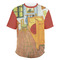 The Bedroom in Arles (Van Gogh 1888) Men's Crew T-Shirt - 2X Large