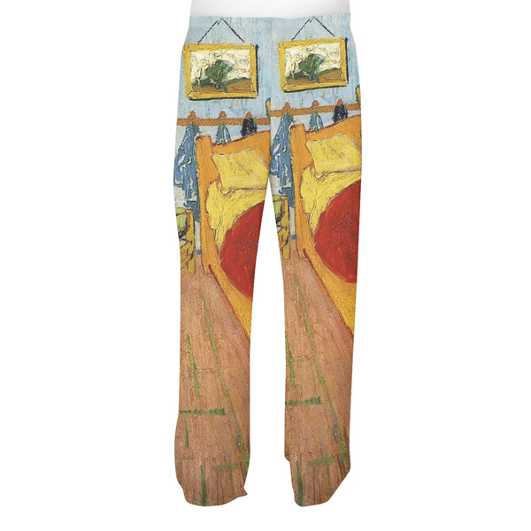 The Bedroom in Arles (Van Gogh 1888) Men's Pjs Back - on model