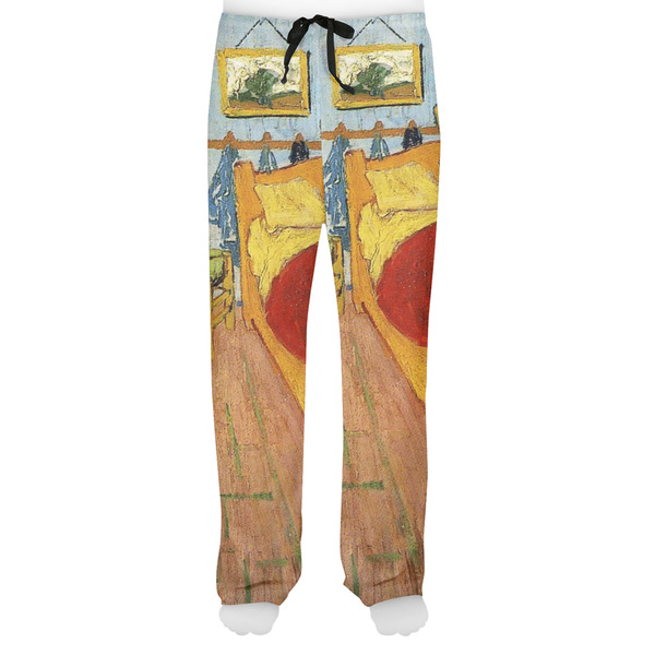 The Bedroom in Arles (Van Gogh 1888) Men's Pjs Front - on model