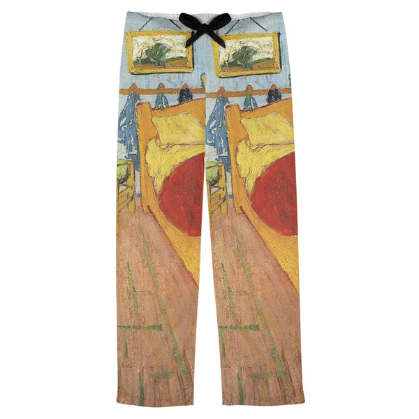 Custom The Bedroom in Arles (Van Gogh 1888) Mens Pajama Pants - S