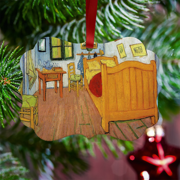 The Bedroom in Arles (Van Gogh 1888) Metal Benilux Ornament - Lifestyle