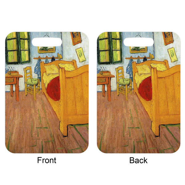The Bedroom in Arles (Van Gogh 1888) Metal Luggage Tag - Approval