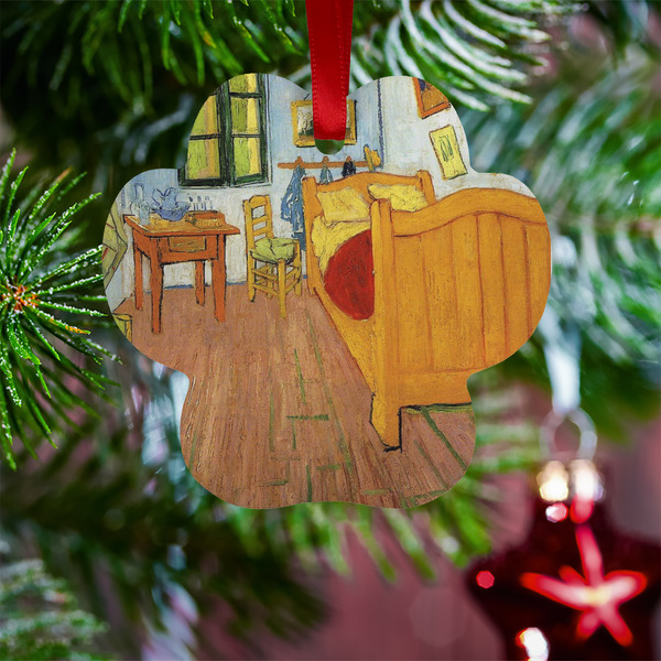 The Bedroom in Arles (Van Gogh 1888) Metal Paw Ornament - Lifestyle