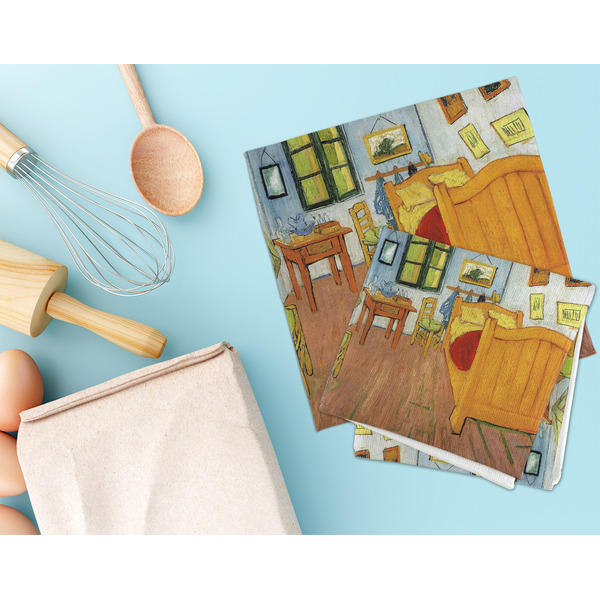 The Bedroom in Arles (Van Gogh 1888) Microfiber Dish Rag - LIFESTYLE