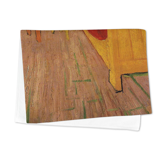 The Bedroom in Arles (Van Gogh 1888) Microfiber Dish Towel - FOLDED HALF