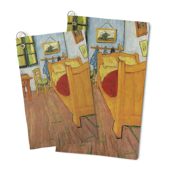 The Bedroom in Arles (Van Gogh 1888) Microfiber Golf Towel - Main