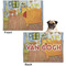 The Bedroom in Arles (Van Gogh 1888) Microfleece Dog Blanket - Regular - Front & Back
