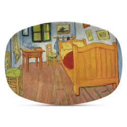 The Bedroom in Arles (Van Gogh 1888) Plastic Platter - Microwave & Oven Safe Composite Polymer