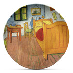 The Bedroom in Arles (Van Gogh 1888) Microwave Safe Plastic Plate - Composite Polymer