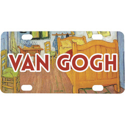 The Bedroom in Arles (Van Gogh 1888) Mini / Bicycle License Plate (4 Holes)