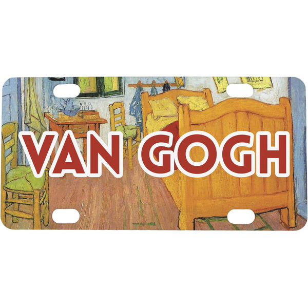 Custom The Bedroom in Arles (Van Gogh 1888) Mini / Bicycle License Plate (4 Holes)