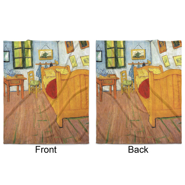 The Bedroom in Arles (Van Gogh 1888) Minky Blanket - 50"x60" - Double Sided - Front & Back