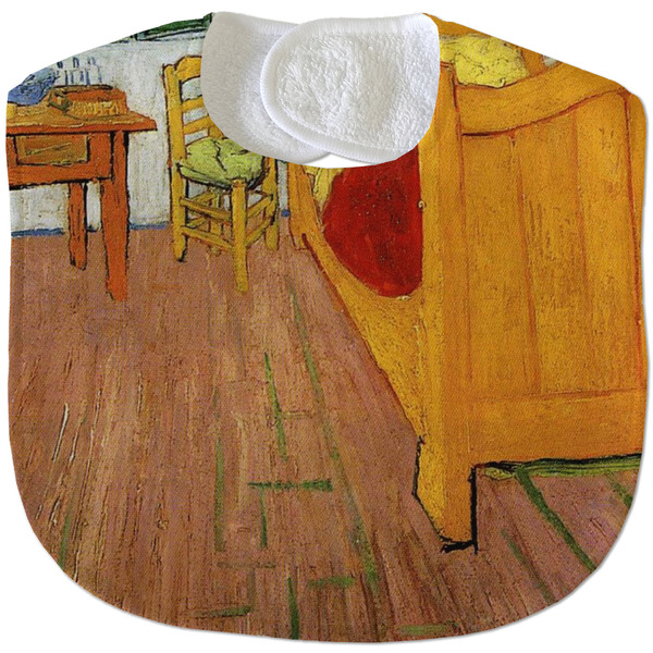 The Bedroom in Arles (Van Gogh 1888) New Baby Bib - Closed and Folded