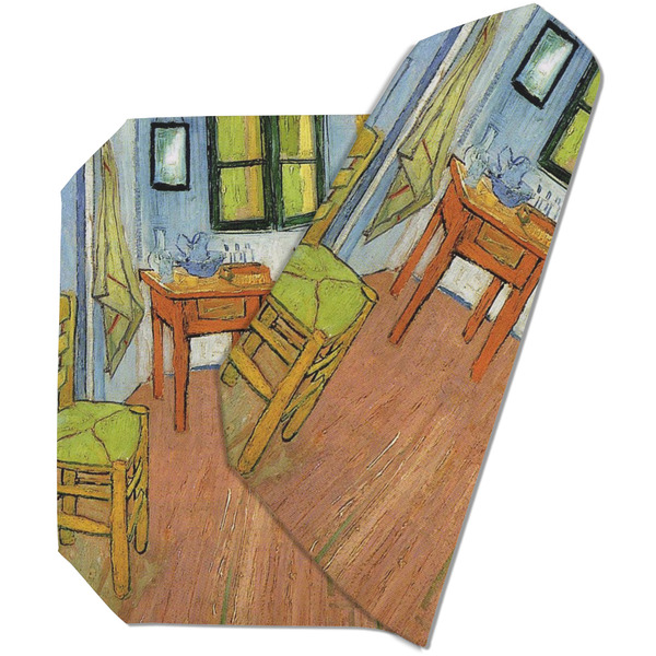 Custom The Bedroom in Arles (Van Gogh 1888) Dining Table Mat - Octagon (Double-Sided)