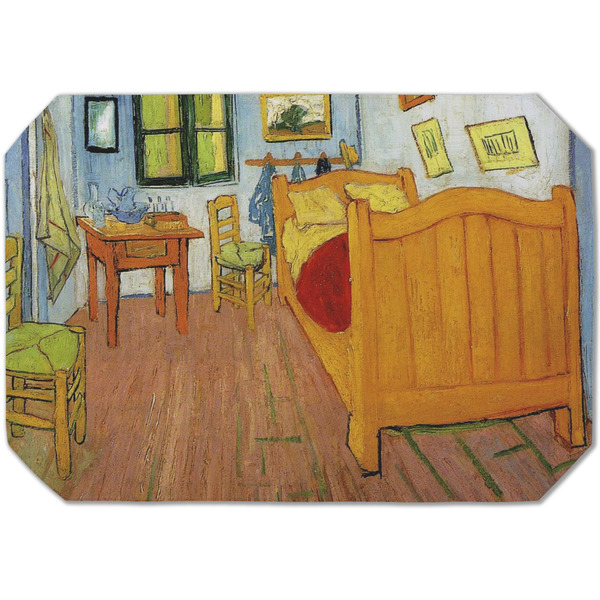 Custom The Bedroom in Arles (Van Gogh 1888) Dining Table Mat - Octagon (Single-Sided)
