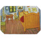 The Bedroom in Arles (Van Gogh 1888) Octagon Placemat - Single front