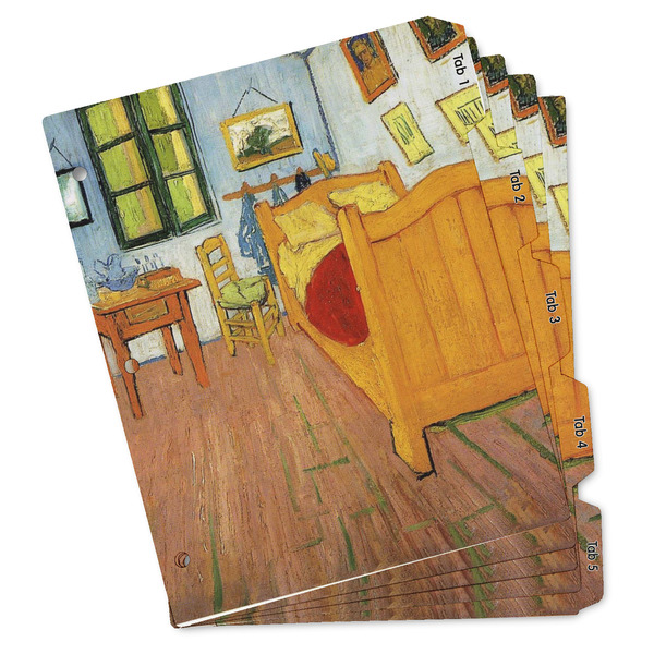 Custom The Bedroom in Arles (Van Gogh 1888) Binder Tab Divider Set