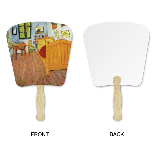 The Bedroom in Arles (Van Gogh 1888) Paper Fans - Approval