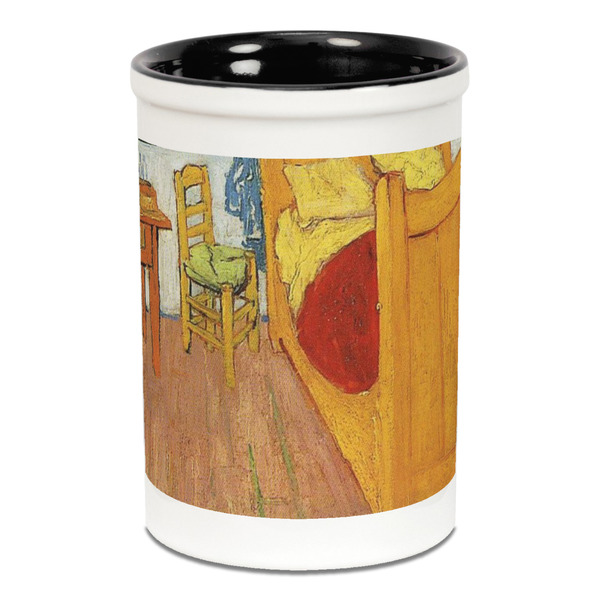 The Bedroom in Arles (Van Gogh 1888) Pencil Holder - Black