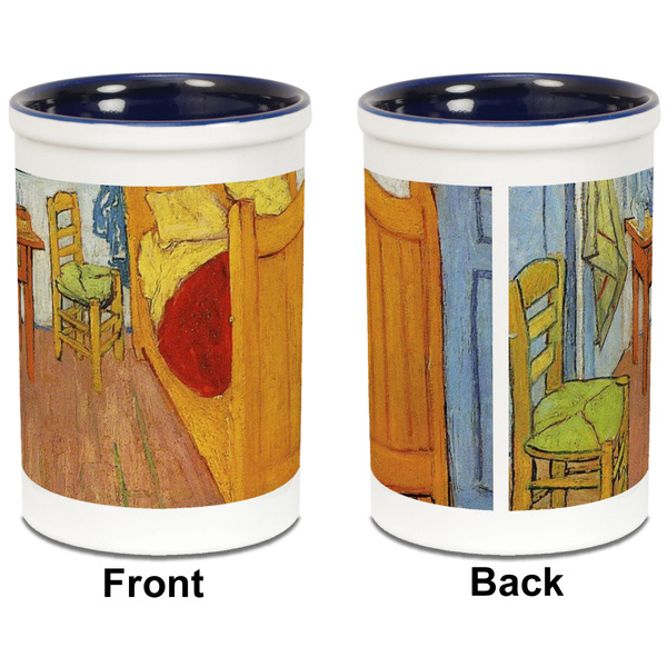 The Bedroom in Arles (Van Gogh 1888) Pencil Holder - Blue - approval