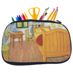 The Bedroom in Arles (Van Gogh 1888) Neoprene Pencil Case - Medium