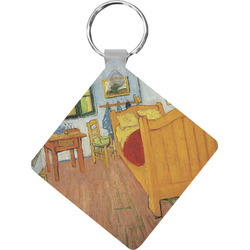 The Bedroom in Arles (Van Gogh 1888) Diamond Plastic Keychain