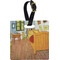 The Bedroom in Arles (Van Gogh 1888) Plastic Luggage Tag - Square
