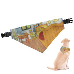 The Bedroom in Arles (Van Gogh 1888) Dog Bandana - Large